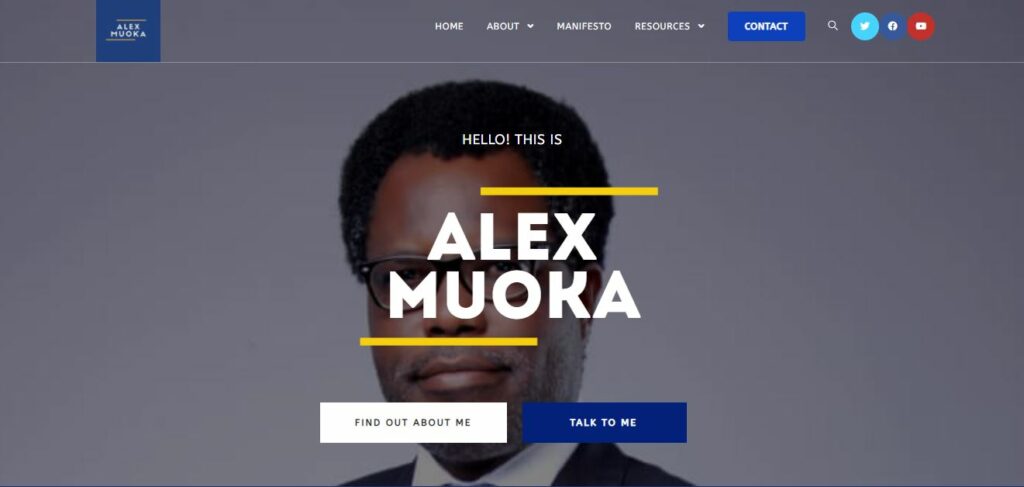 Alex Muoka Website